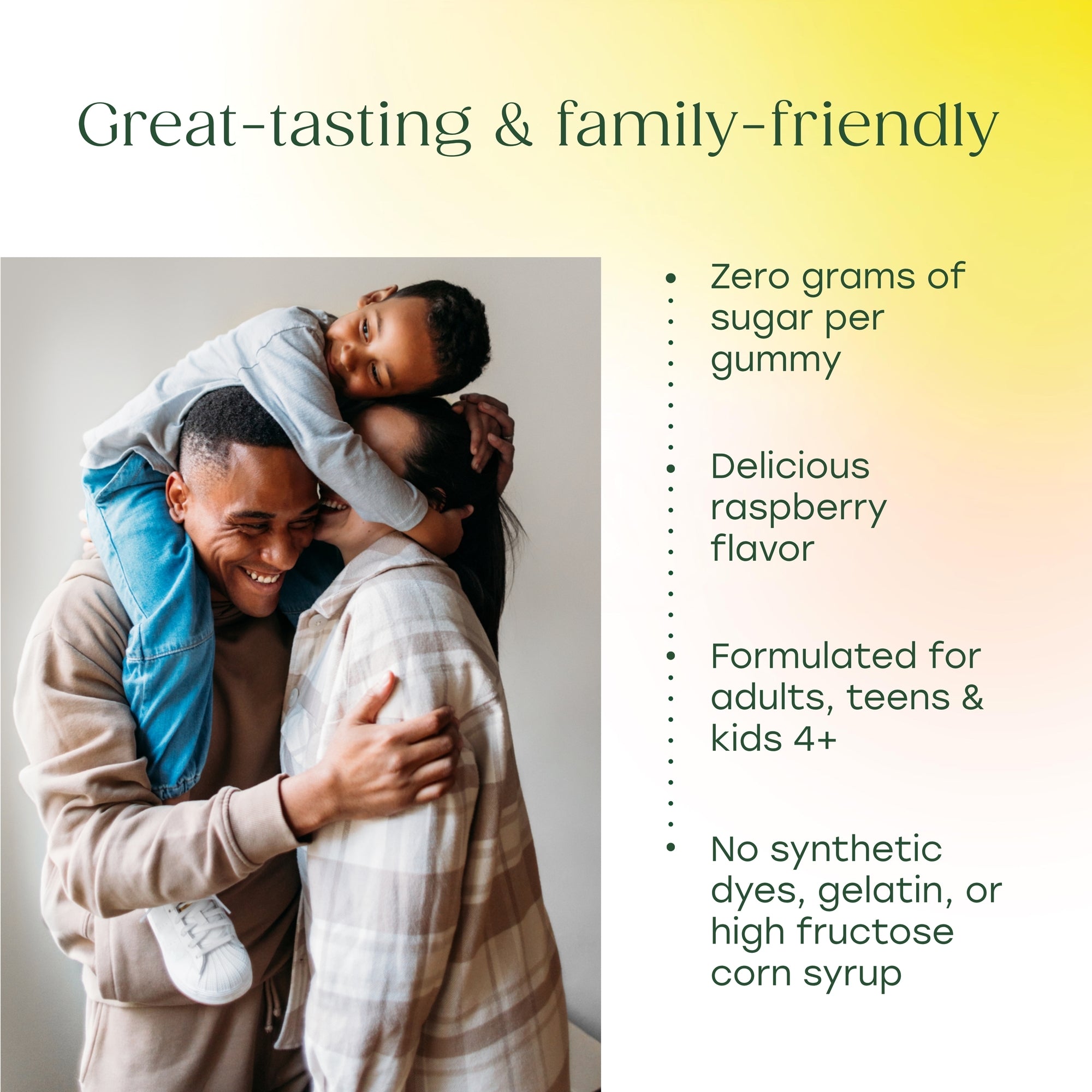 Great-tasting and family-friendly