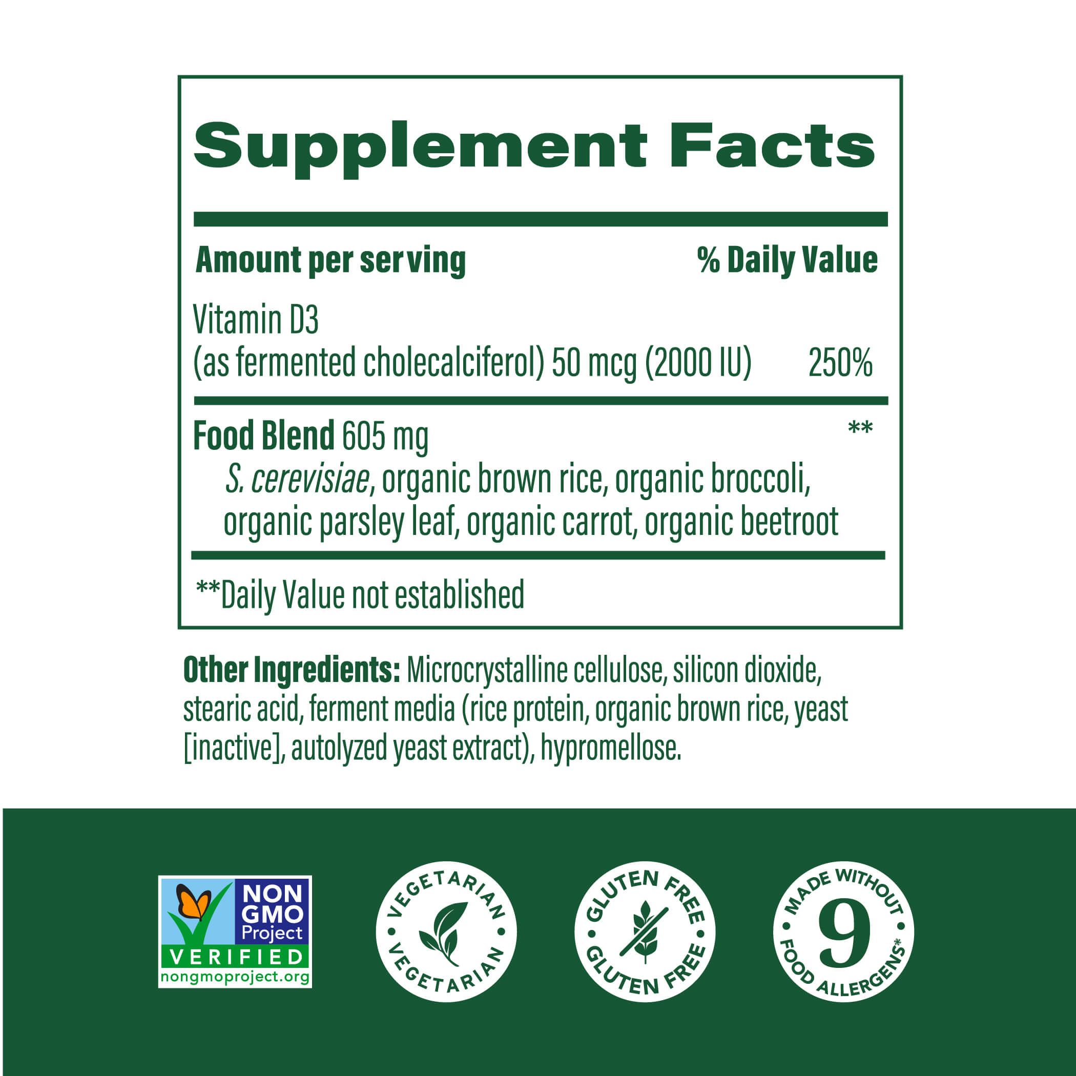 Vitamin D3 2000 IU (50 mcg)