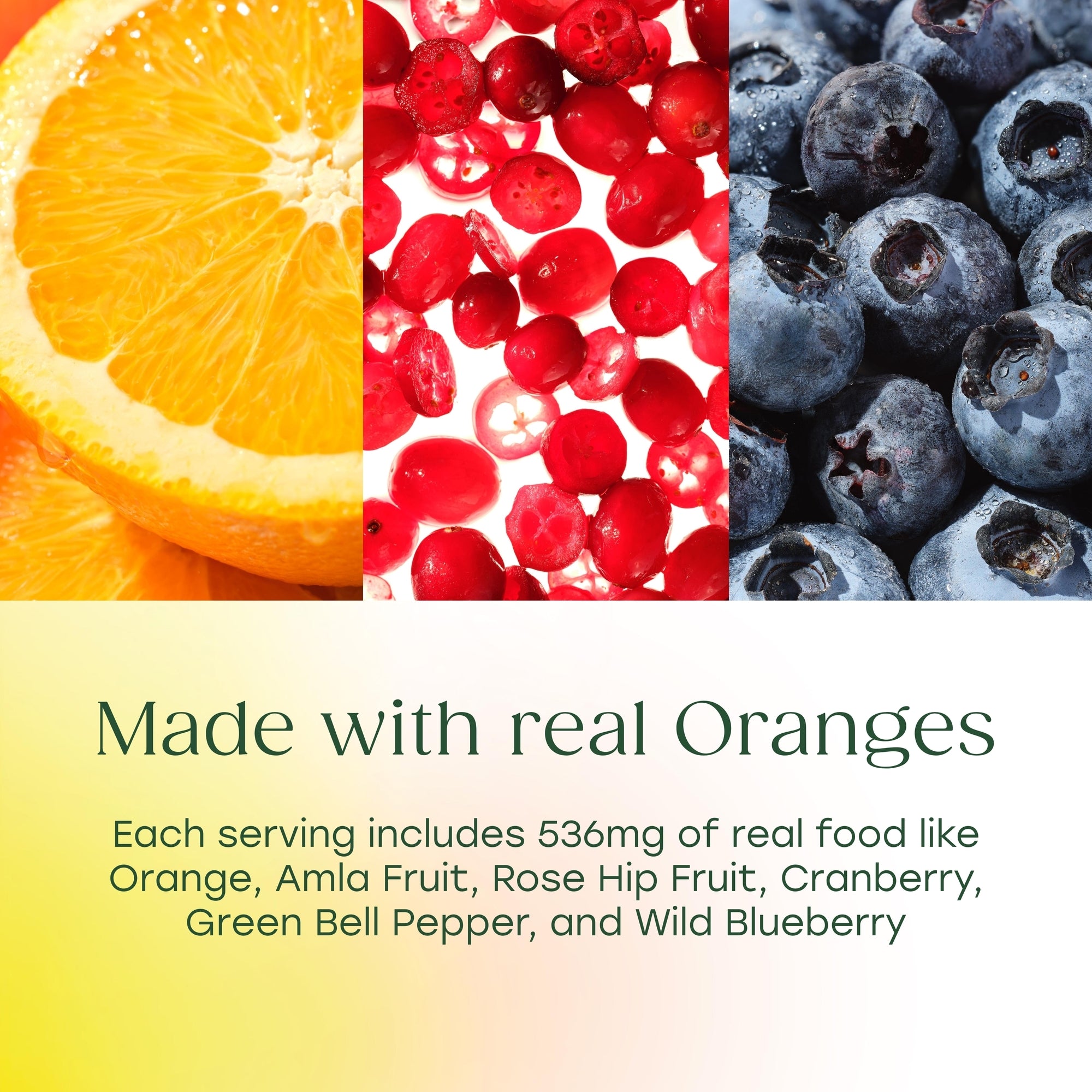 Made with real oranges