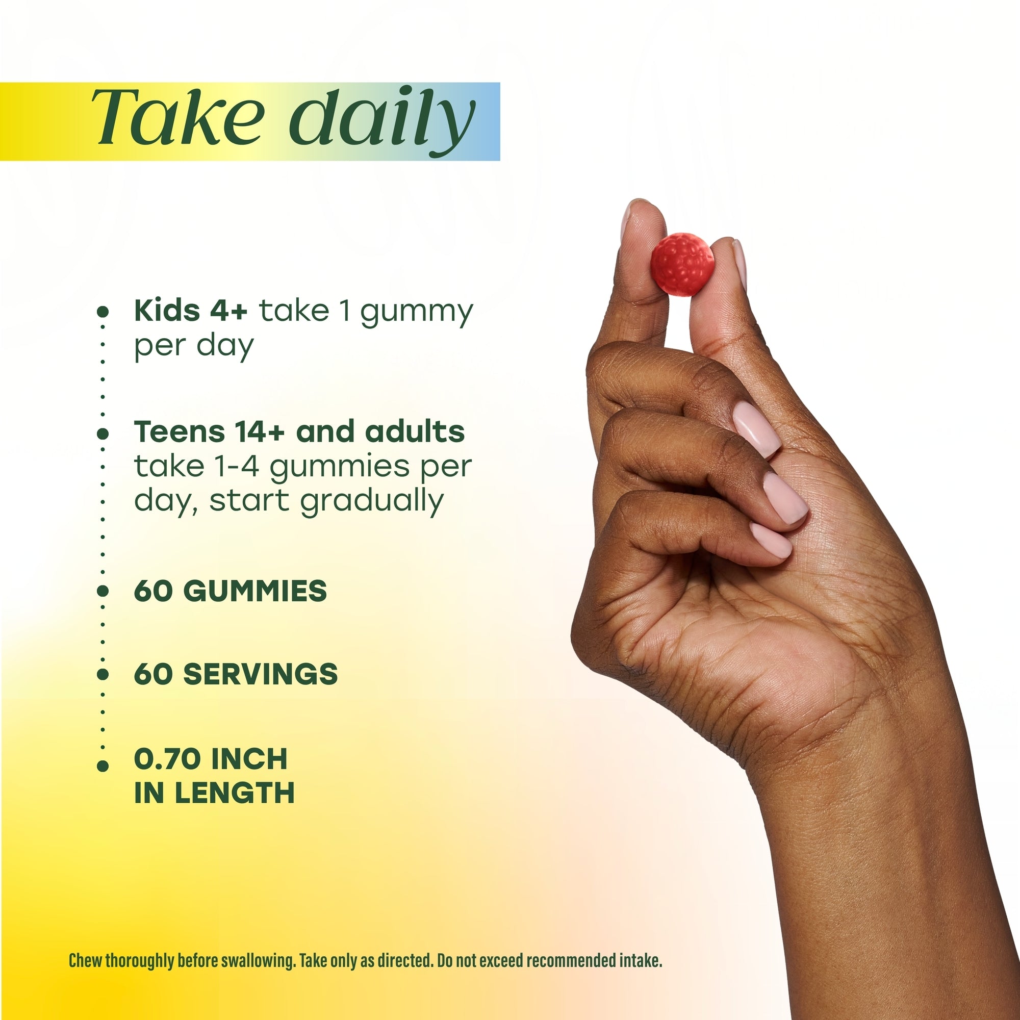 Take daily